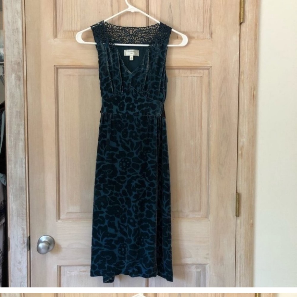 Anthropologie Moulinette Soeurs Velvet Dress